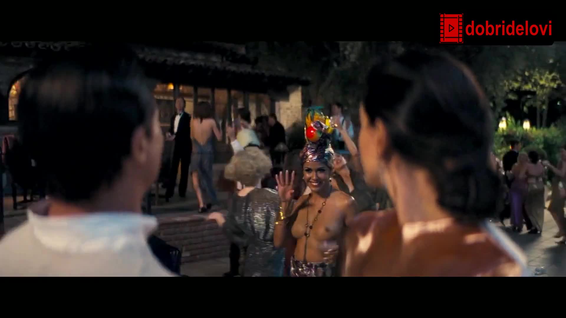 Brad Pitt and Yissendy Trinidad nude scene from Babylon