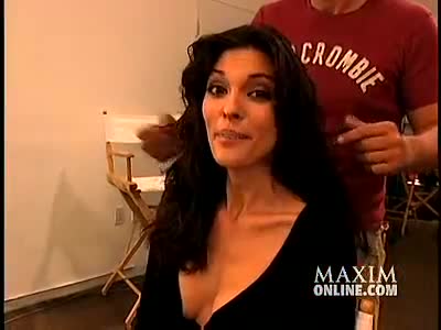 Alana De La Garza must watch clip from Maxim Photoshot