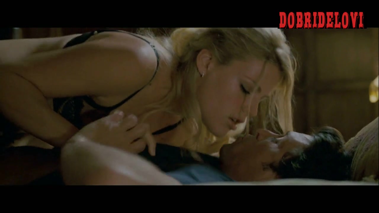 Busy Philipps sexy black lingerie action with Patrick Dempsey