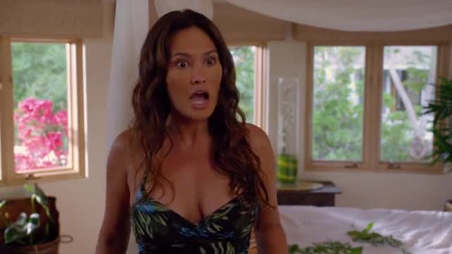 Tia Carrere scene in You May Not Kiss The Bride