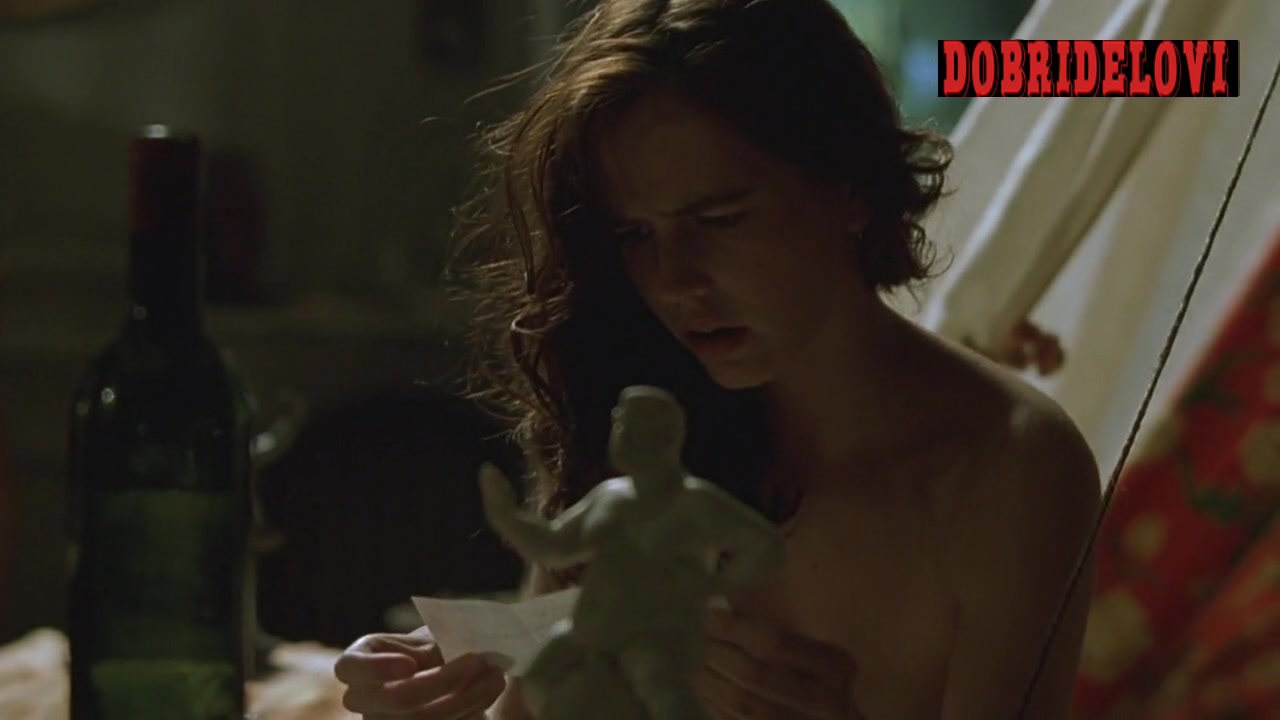 Eva Green wakes up and gets dressed scene from The Dreamers