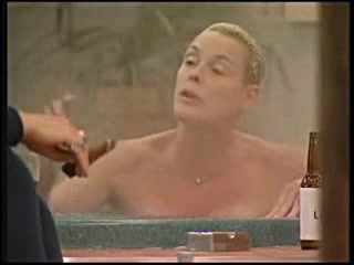 Brigitte Nielsen scene from Celebrity Big Brother