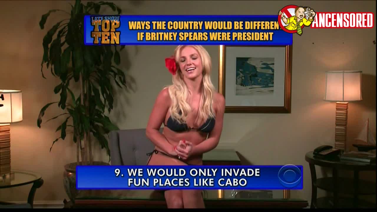 Britney Spears sexy scene - Late Show with David Letterman