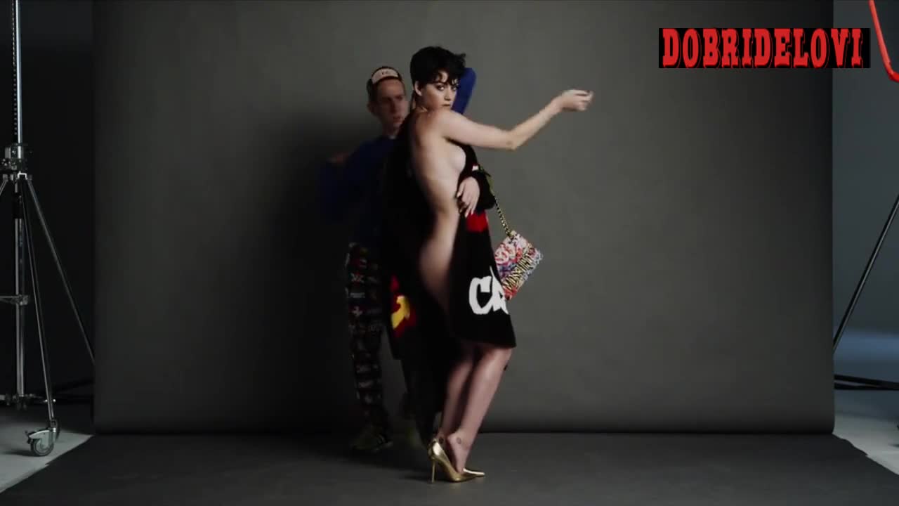 Katy Perry and Jeremy Scott for Moschino