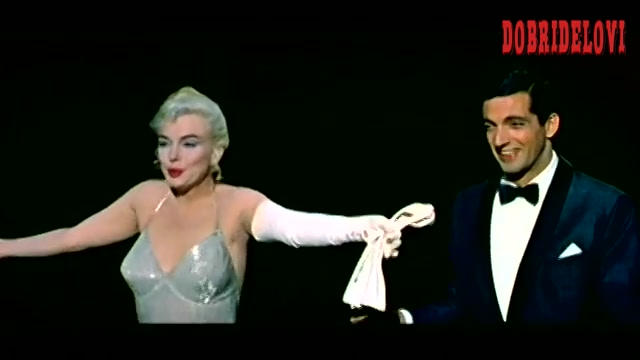Marilyn Monroe dancing on stage  for Let's Make Love