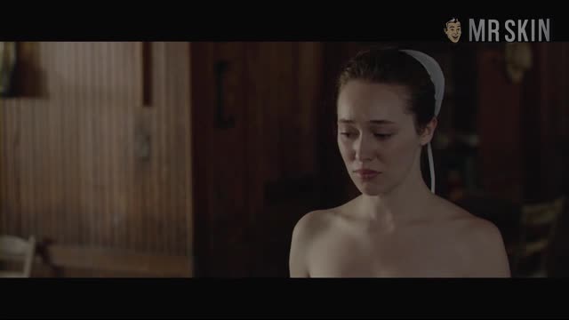 Alycia Debnam-Carey sexy scene in The Devils Hand