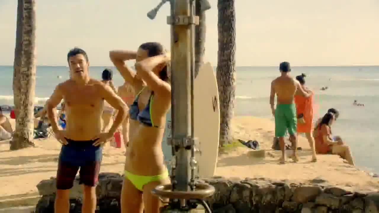 Grace Park sexy scene from Hawaii Five 0