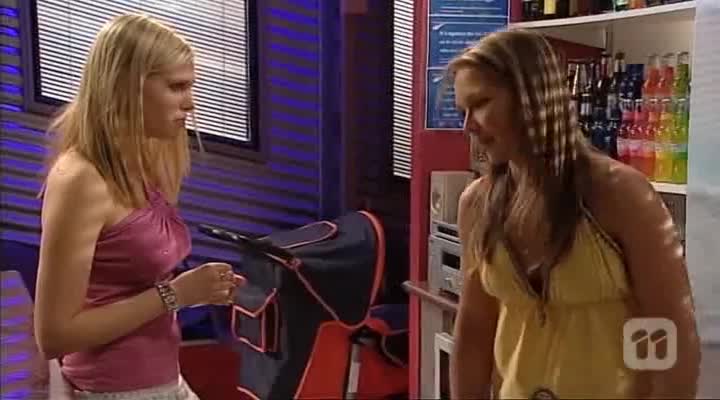 Eliza Taylor sexy scene from Neighbours