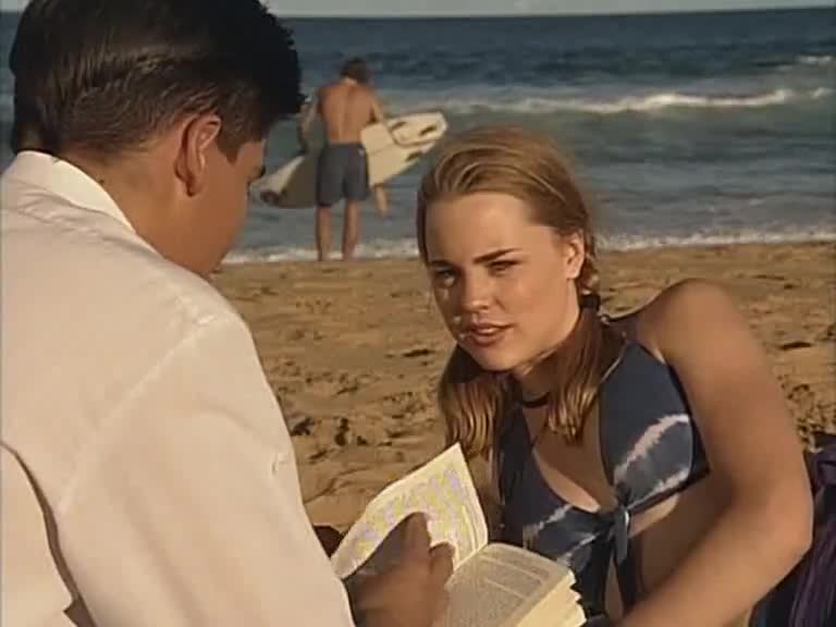 Melissa George scene in Home and Away