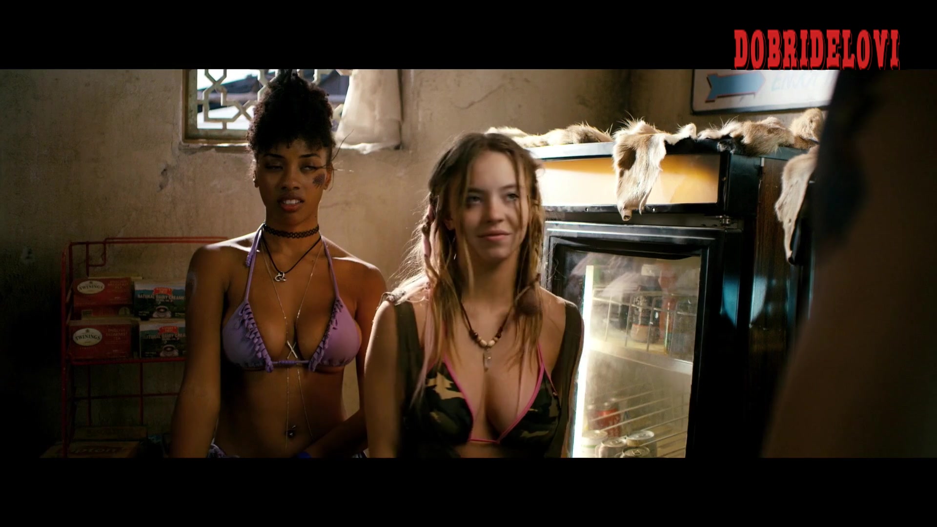 Joi Liaye, Cameron Richardson and Sydney Sweeney cleavage in convenience store