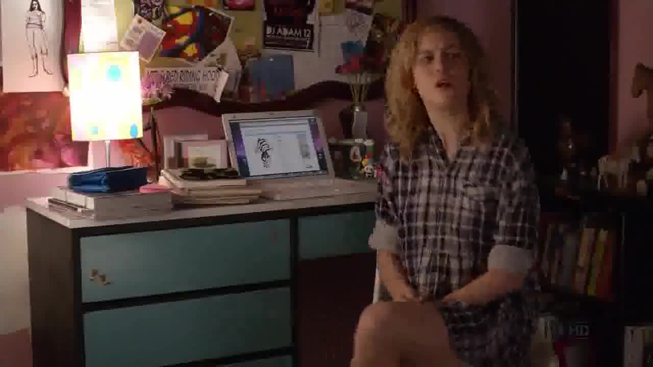 Brie Larson sexy scene from United States of Tara