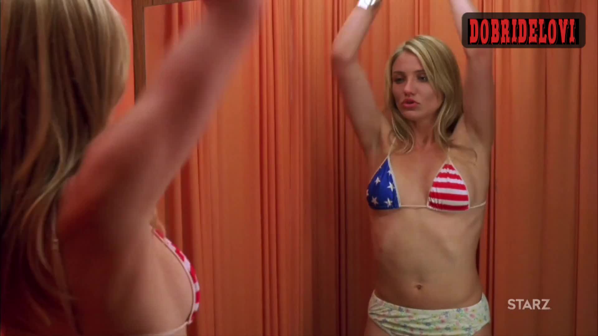 Christina Applegate and Cameron Diaz try out bikinis