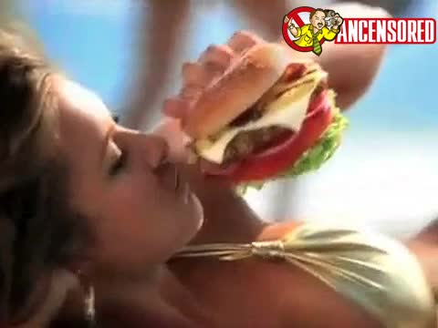 Audrina Patridge screentime from carls jr commercials