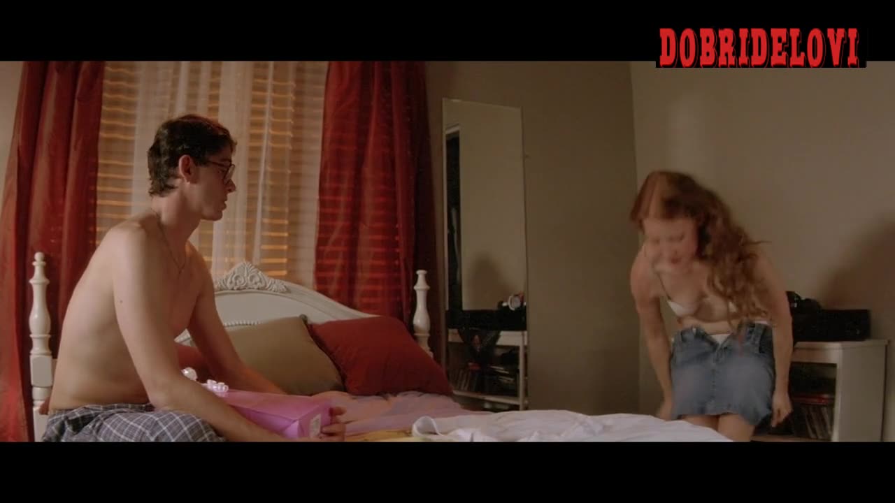 Jessica Chastain changing clothes scene from Jolene