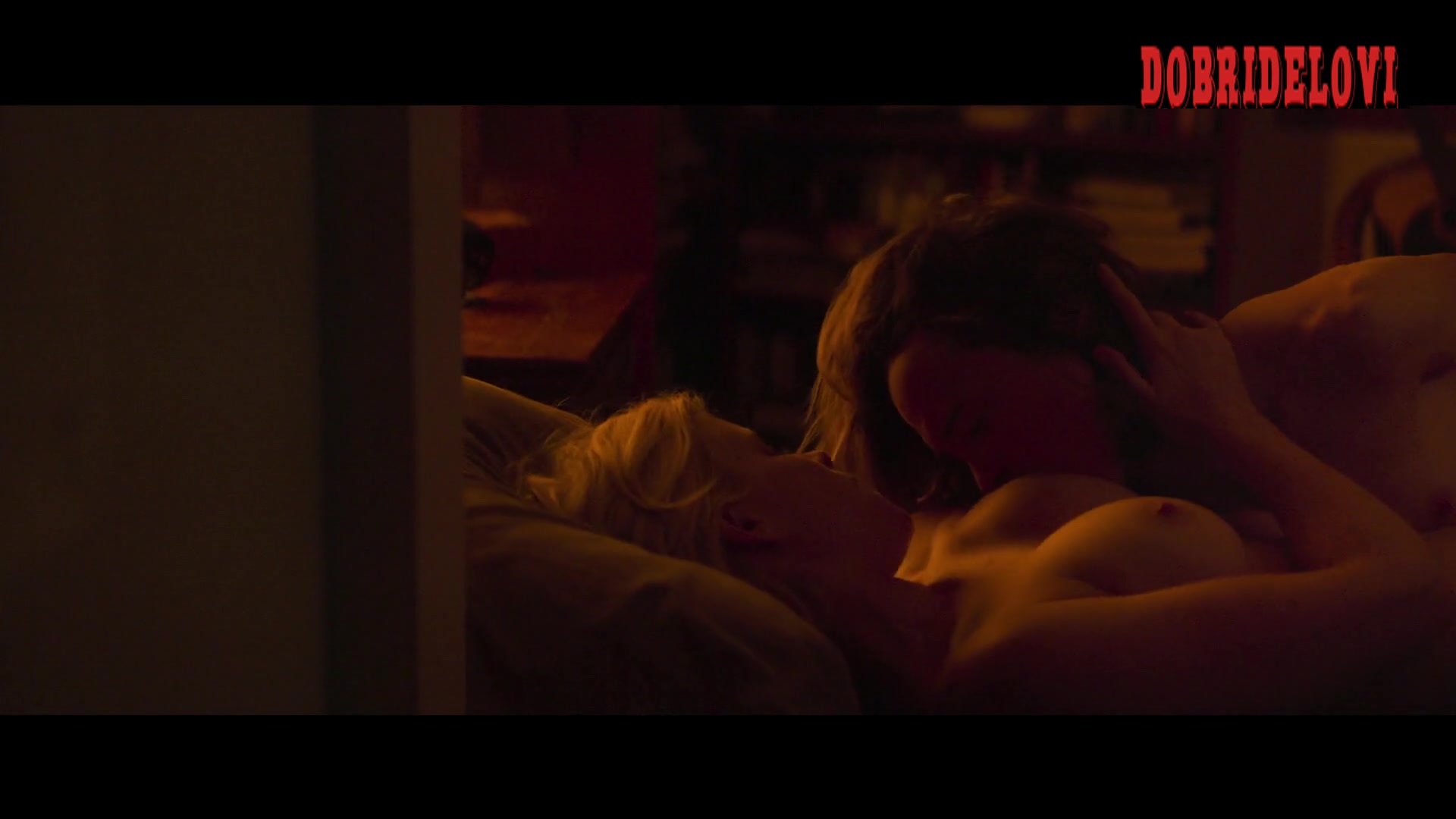 Ellen Page and Kate Mara roll in bed in My days of Mercy