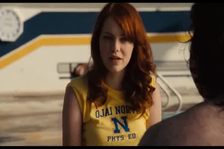 Emma Stone screentime from Easy A