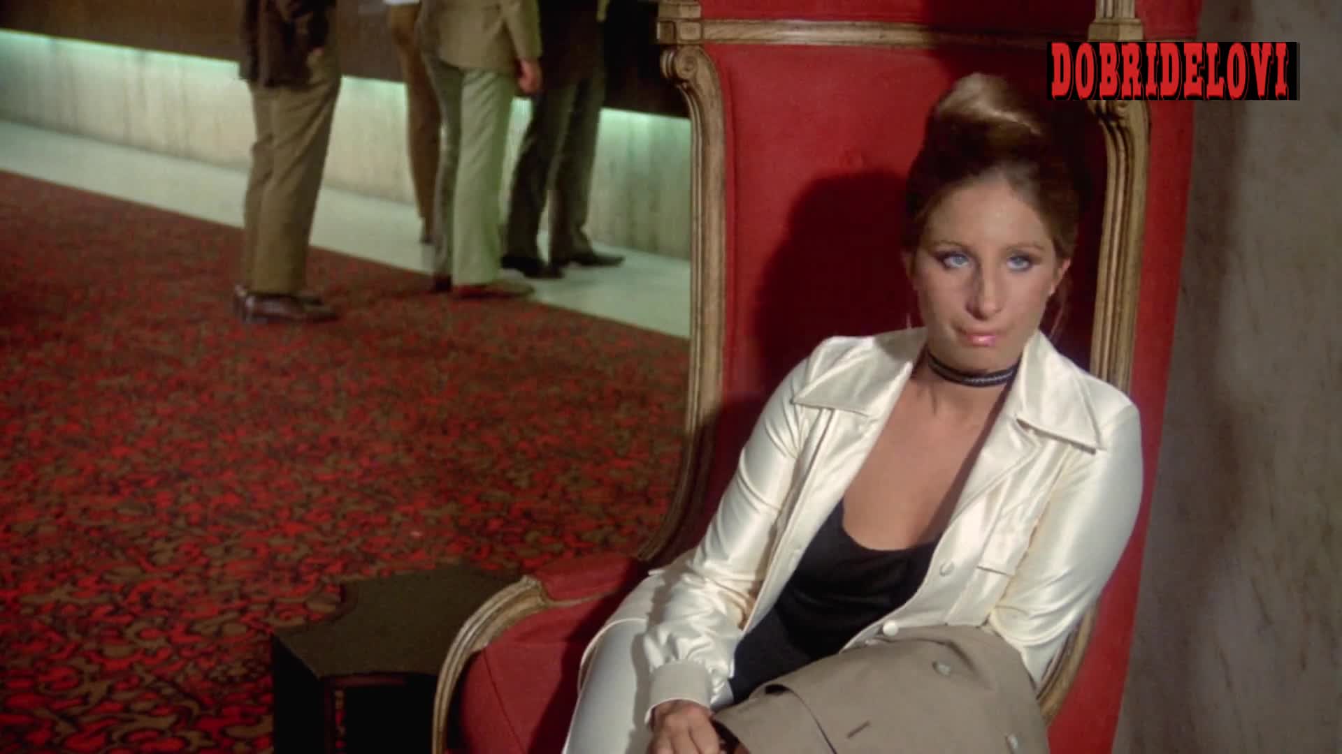 Barbra Streisand sexy cleavage scene from What's Up Doc?