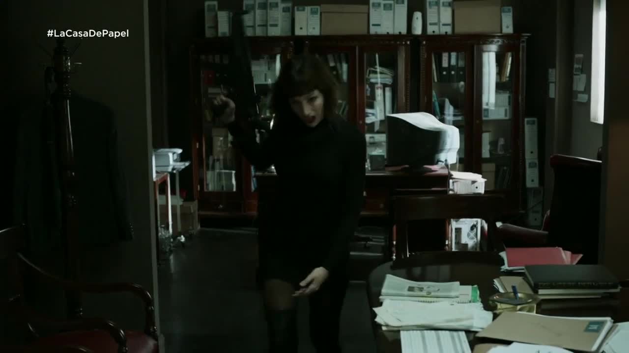 María Pedraza screentime in la casa de papel