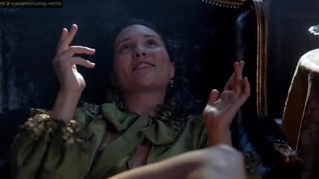 Claire Sermonne sexy scene in Outlander