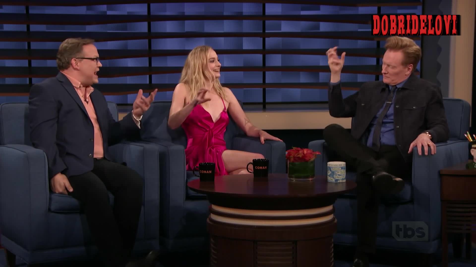 Sophie Turner sexy dress in Conan