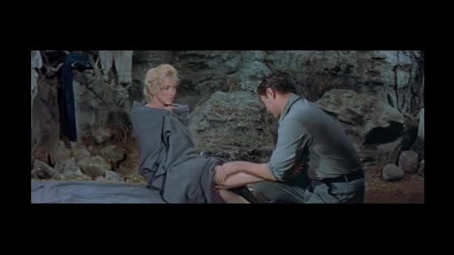 Marilyn Monroe sexy scene - River of No Return