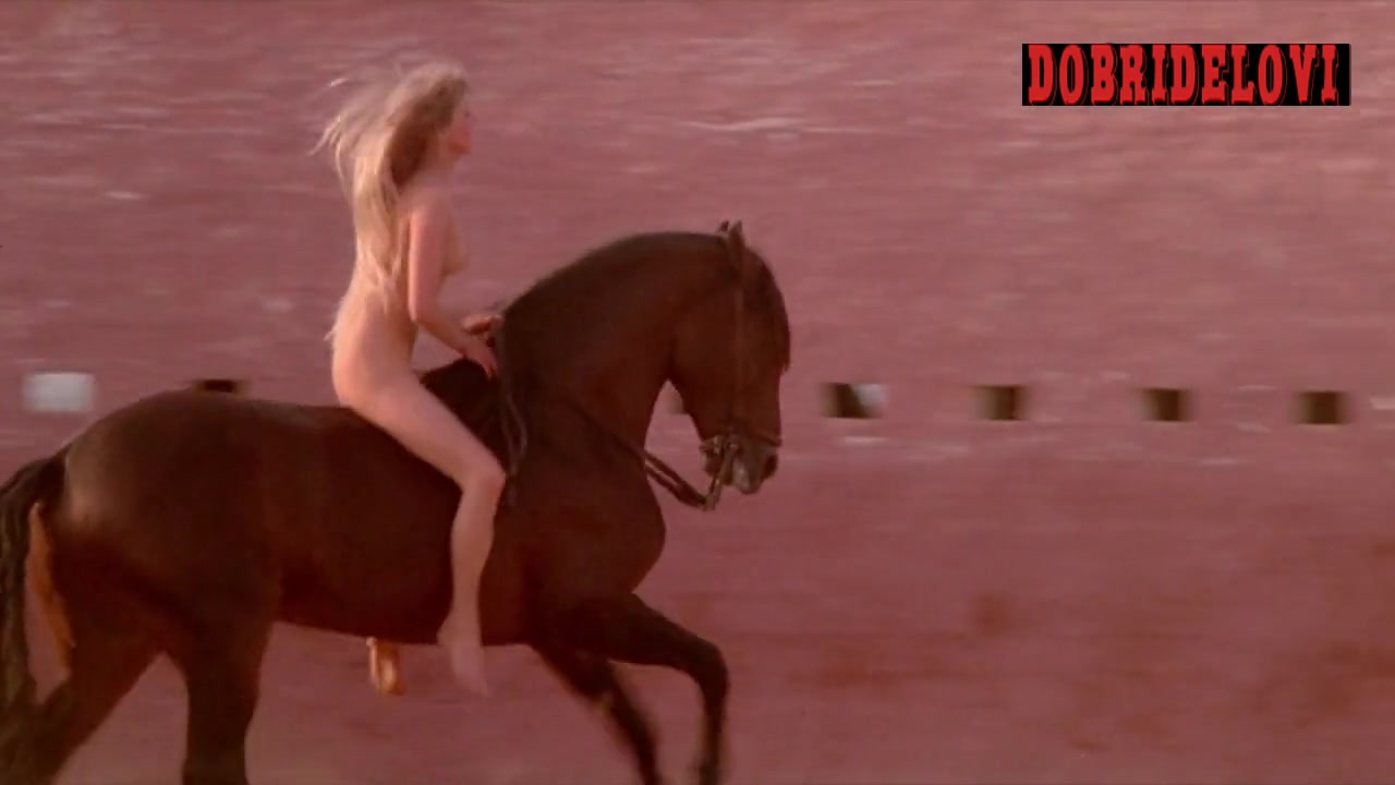 Bo Derek rides horse naked scene from Bolero