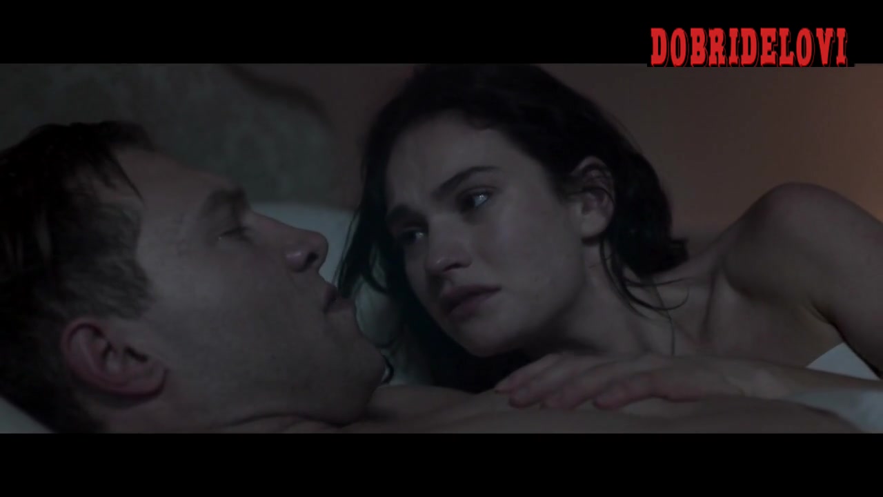 Lily James gets out of bed naked scene from The Exception