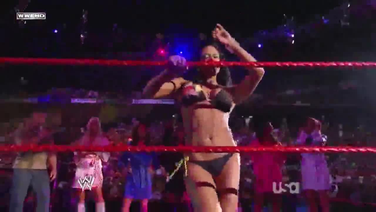 Melina Perez scene from WWE Monday Night RAW