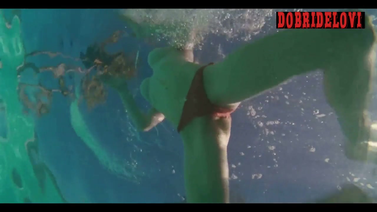 Amanda Seyfried swimming topless in Lovelace