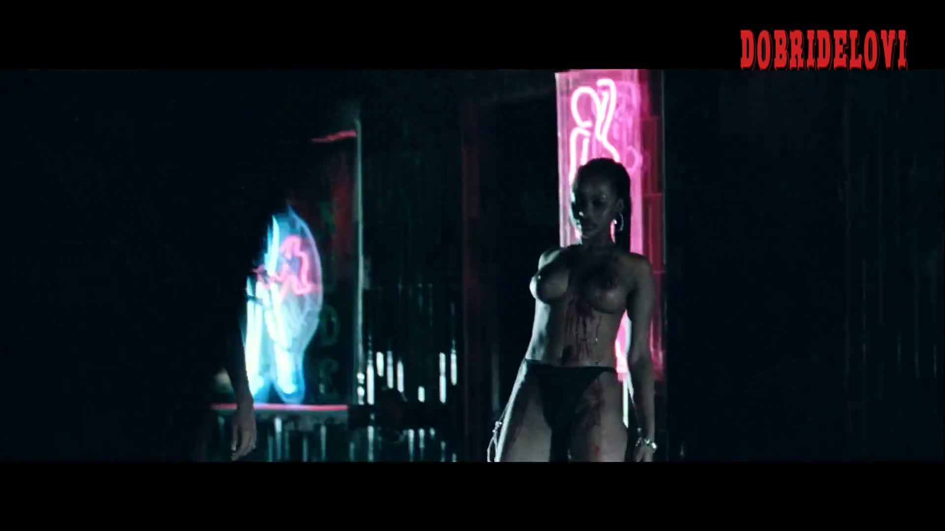 Venice Grant, and Ana Danilina breasts exposed scene from Resident Evil: Apocalypse