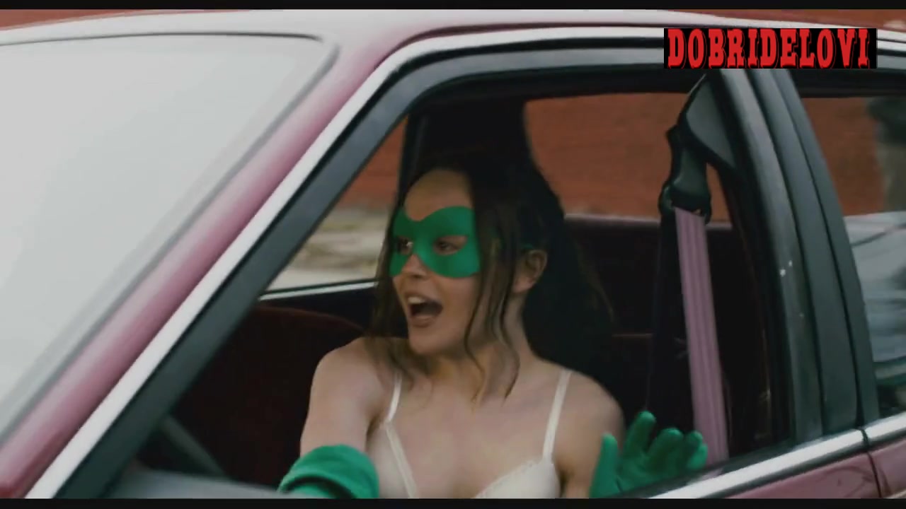 Ellen Page in underwear in car backseat scene from Super