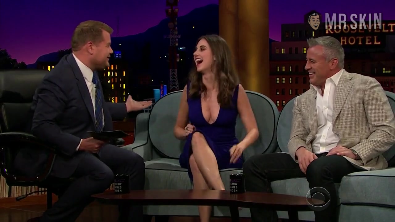 Alison Brie scene from Late Late Show with James Corden