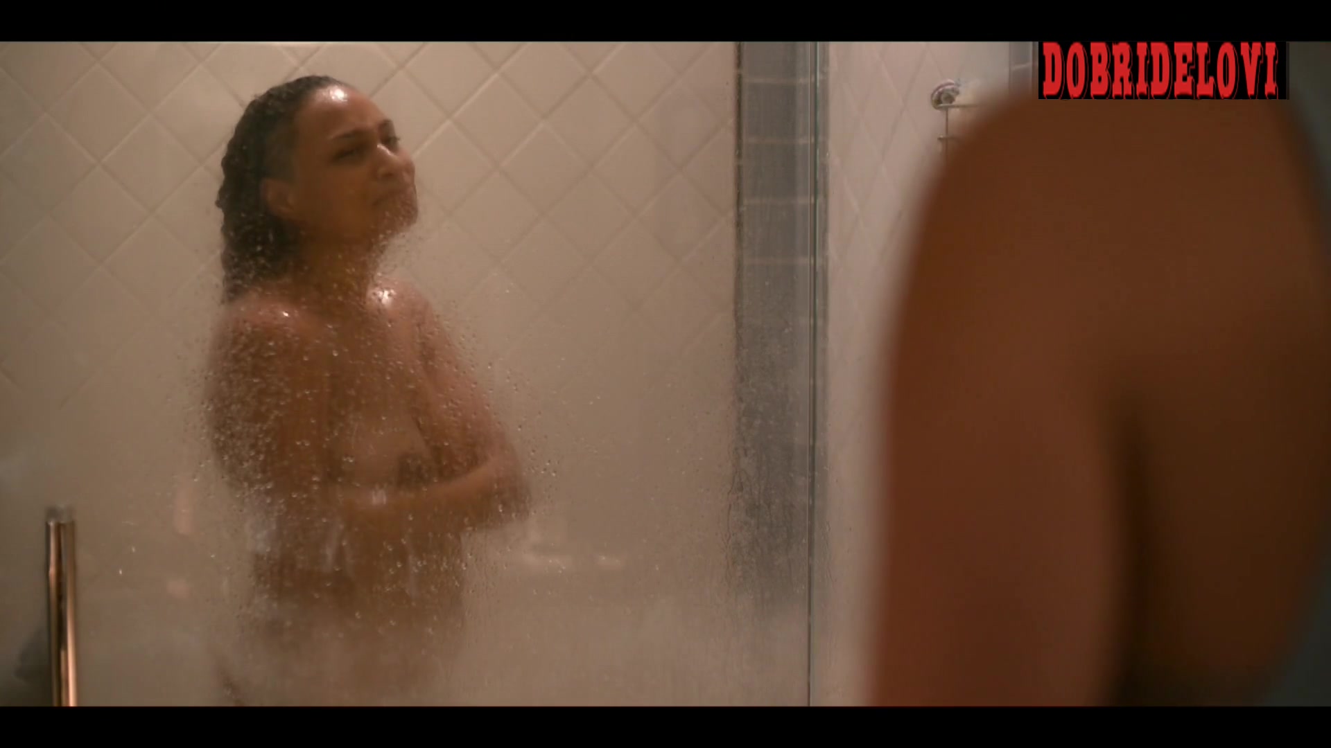 Rosanny Zayas showering scene from The L Word Generation Q