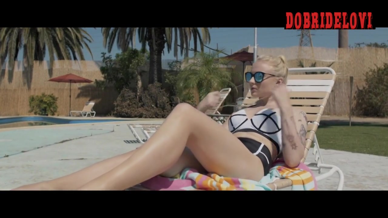Sophie Turner sunbathing scene in Josie