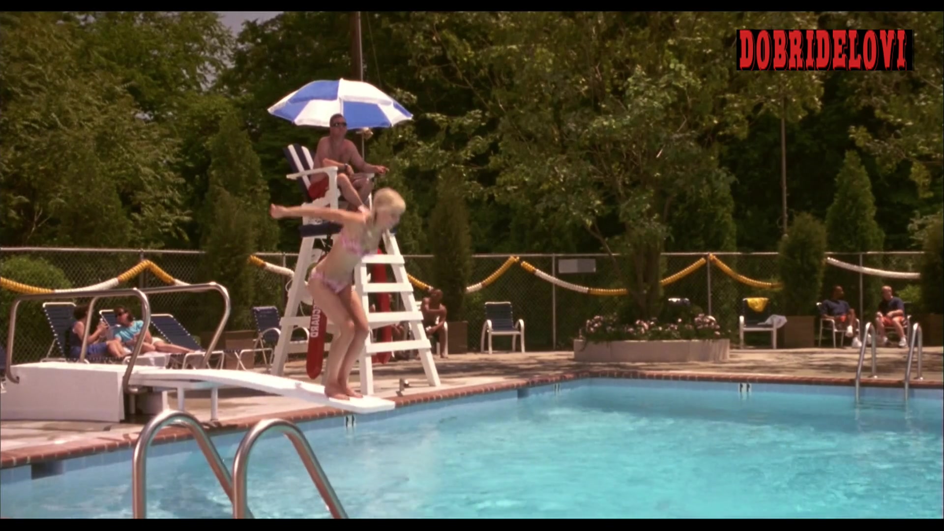 Gwyneth Paltrow dives in pool -- Shallow Hal