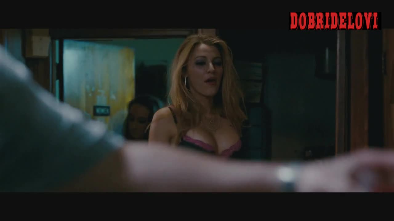 Blake Lively sexy in bar scene from The Town