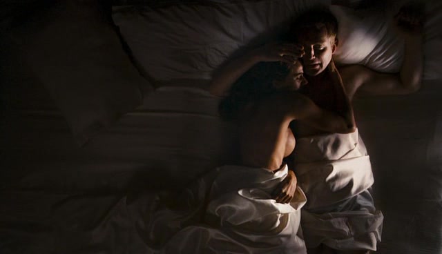 Claudia Vieira in bed with Piotr Adamczyk