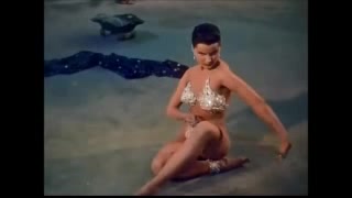 Debra Paget sexy scene - The Indian Tomb