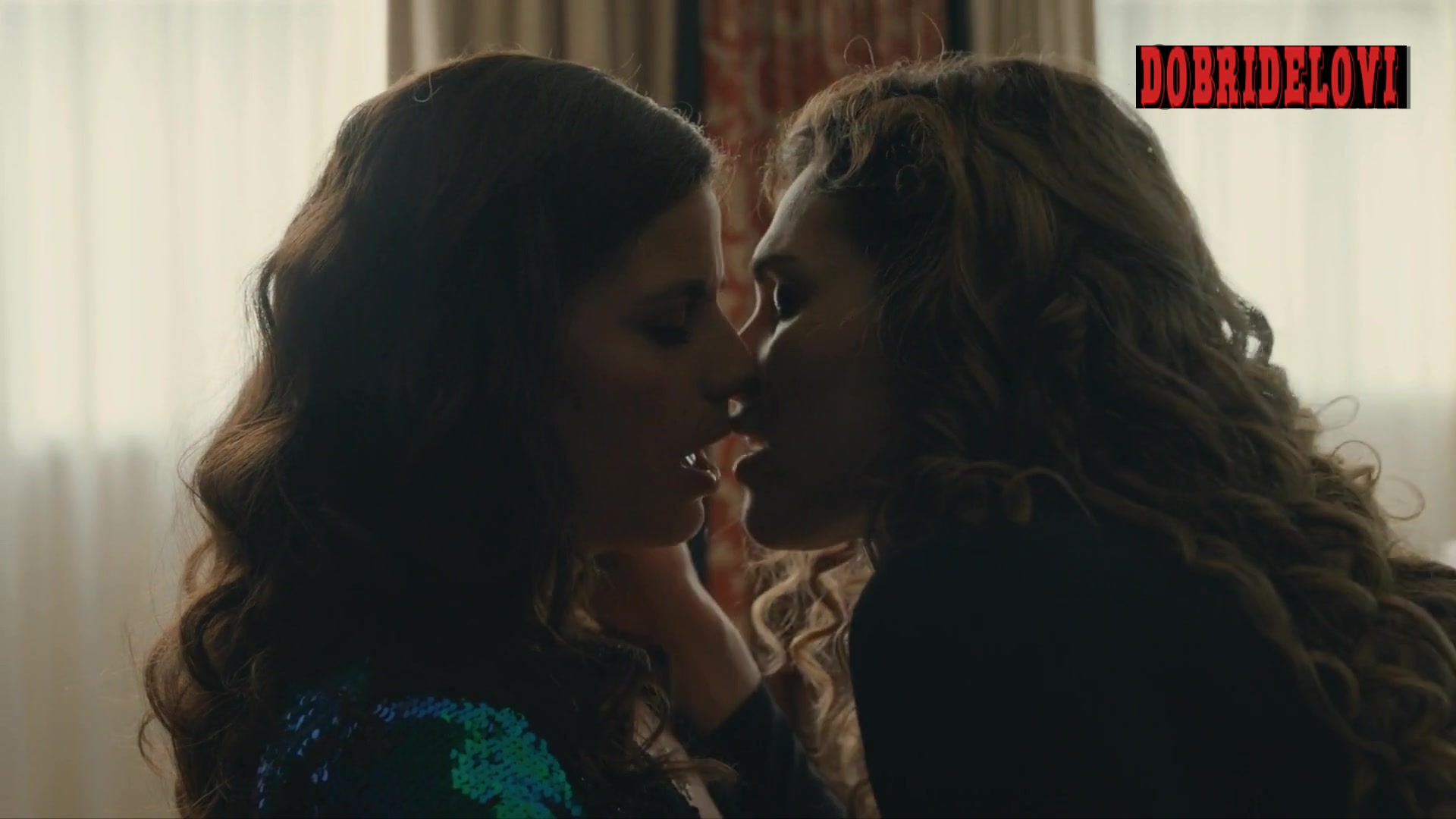 Anna Drijver, and Elise Schaap lesbian scene from Undercover