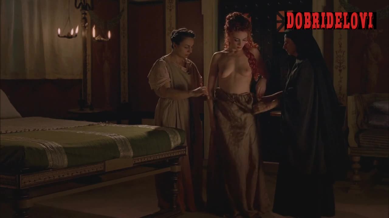 Kerry Condon undressing scene from Rome