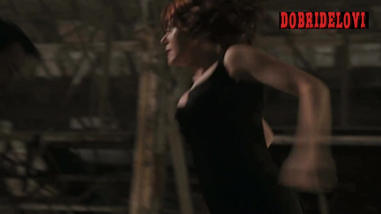 Scarlett Johansson sexy fight scene from The Avengers