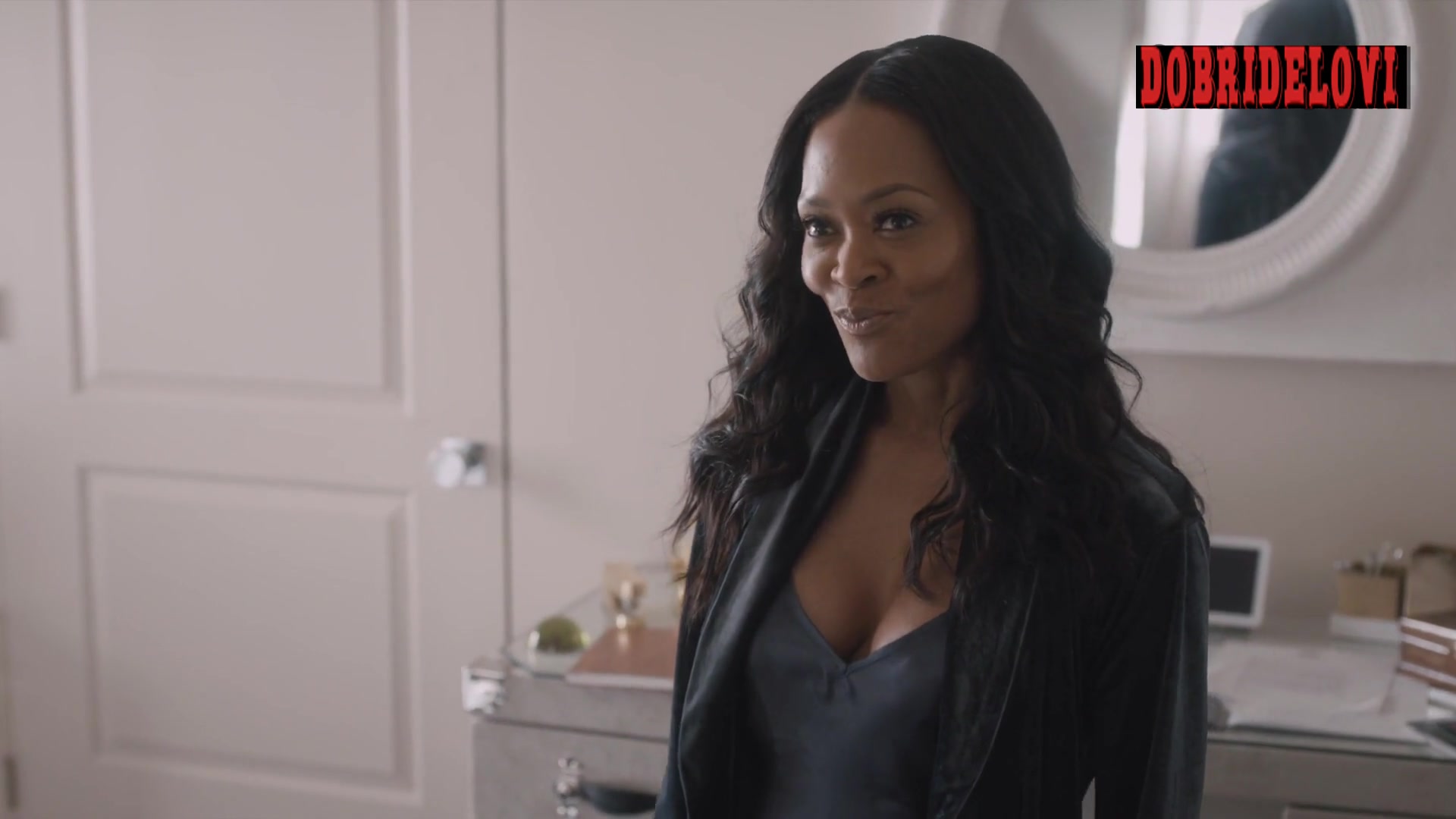 Robin Givens sexy cleavage scene for Ambitions
