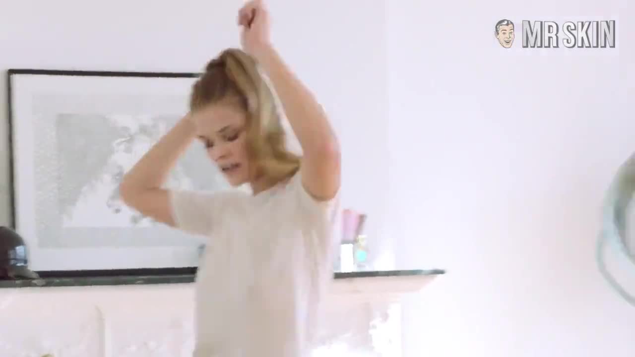 Nina Agdal sexy scene in sloggi evernew commercial