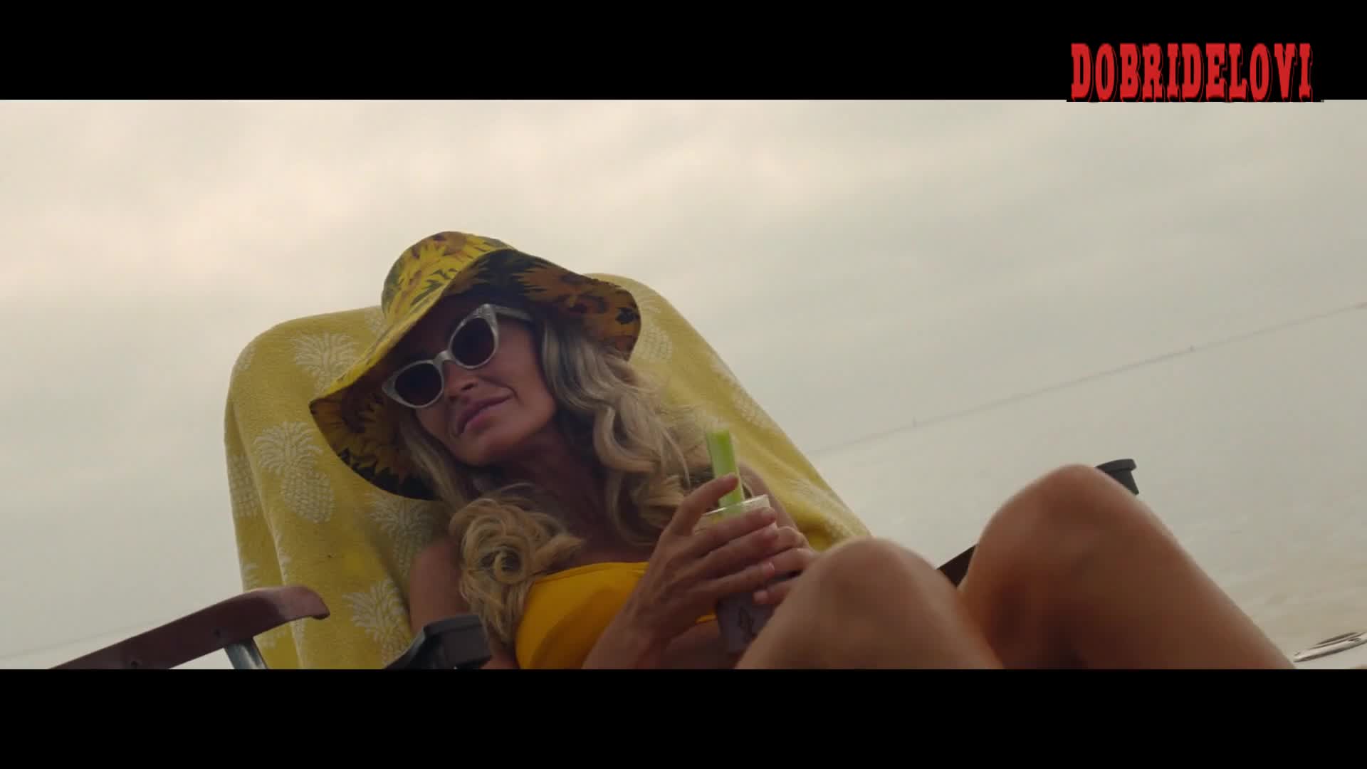 Rebecca Gayheart sexy yellow bikini scene