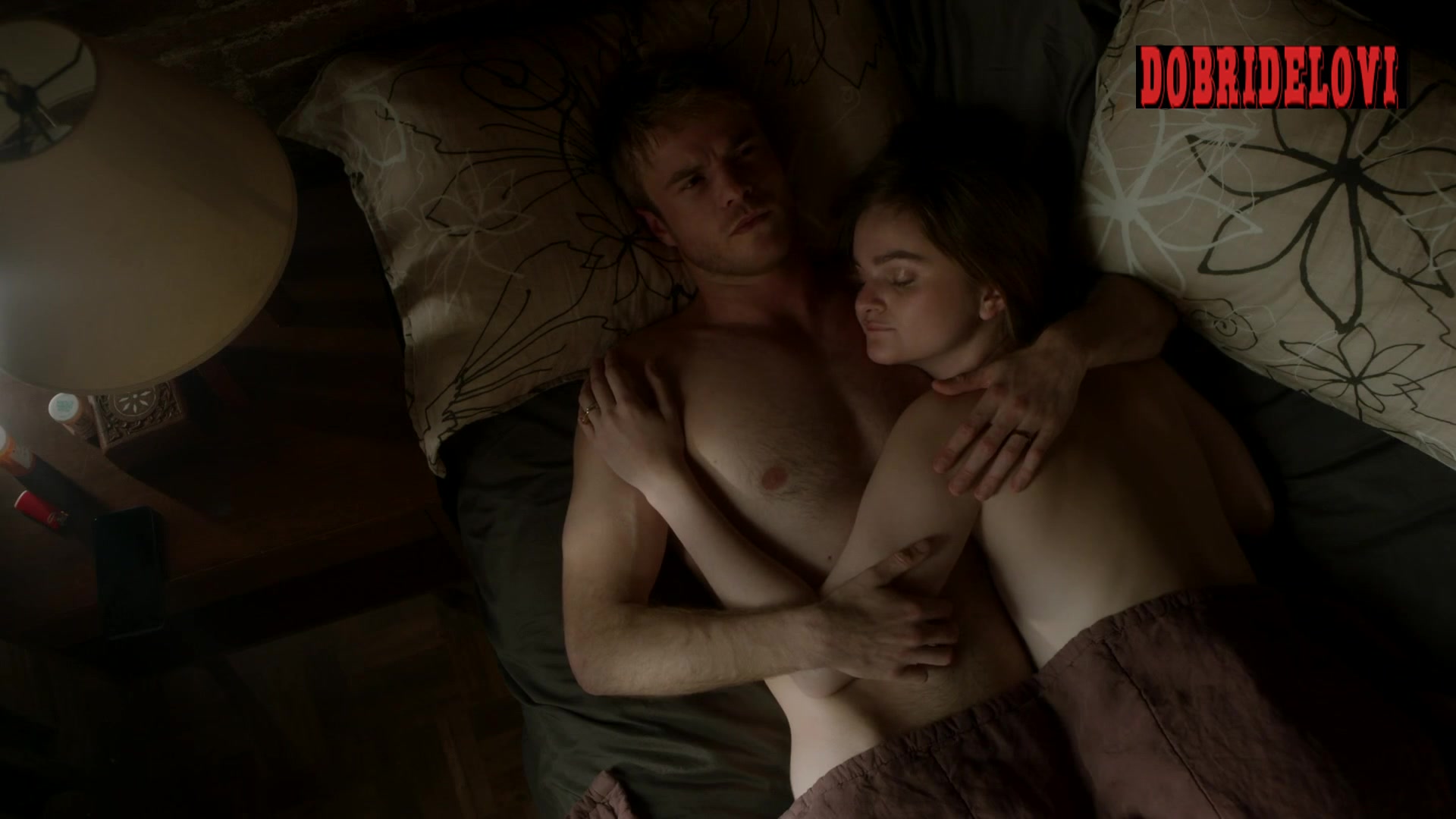 Kerris Dorsey laying down in bed scene from Ray Donovan