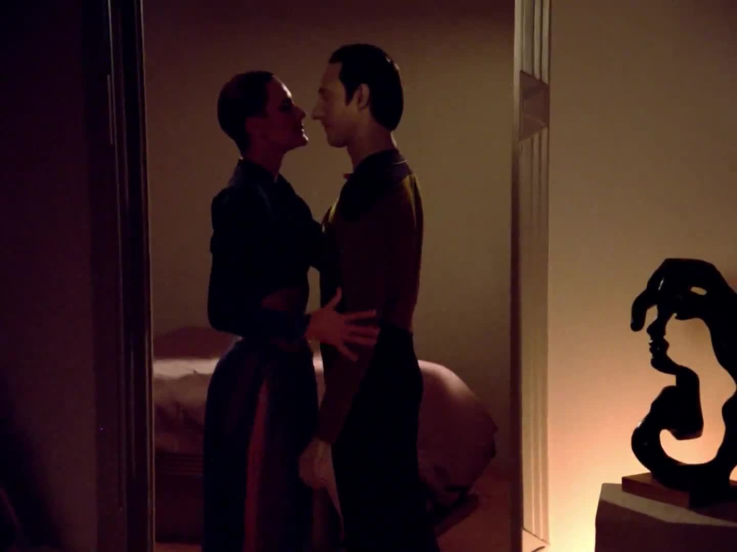 Denise Crosby sexy scene from Star Trek The Next Generation
