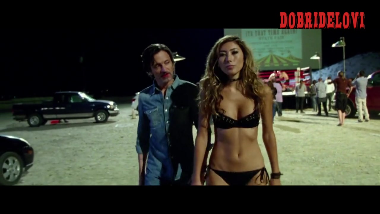 Dichen Lachman ring girl scene from Too Late