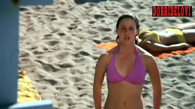 Kathleen Quinlan purple bikini scene from Lifeguard