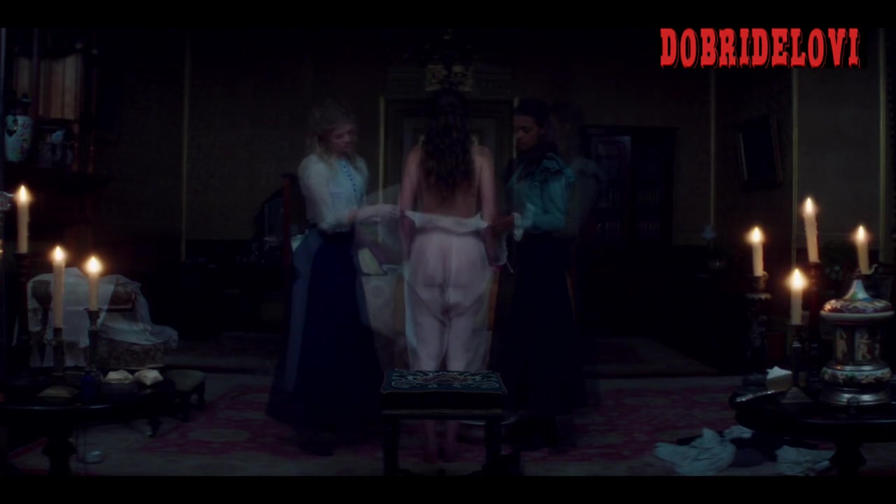 Madeleine Madden, Lily Sullivan and Samara Weaving getting undressed scene from Picnic at Hanging Rock