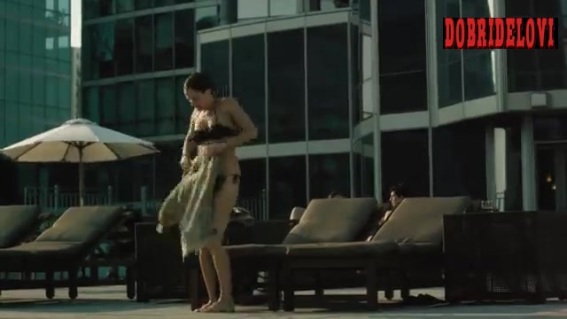 Riley Keough sexy bikini swimming scene from The Girlfriend Experience